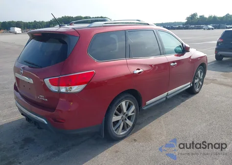 2013 Nissan Pathfinder Platinum из США, поврежденный, VIN 5N1AR2MM7DC687710